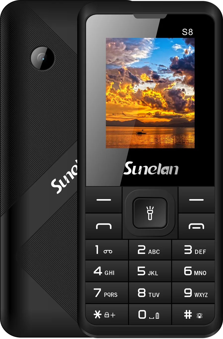 Sunelan S8 feature phone catalog image